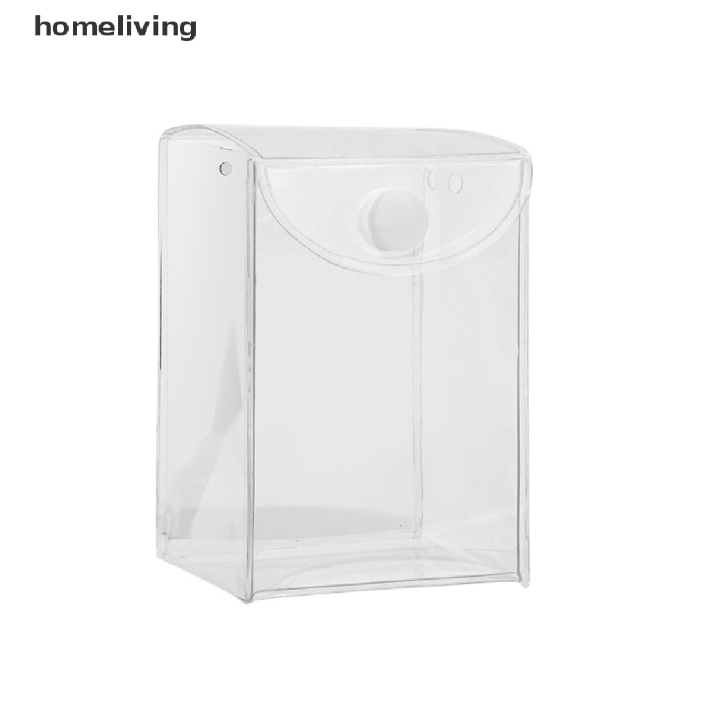 Hộp Trưng Bày Mô Hình Búp Bê 3D Mini Bằng PVC Trong Suốt Chống Bụi Có Dây Xích Và Móc Khóa