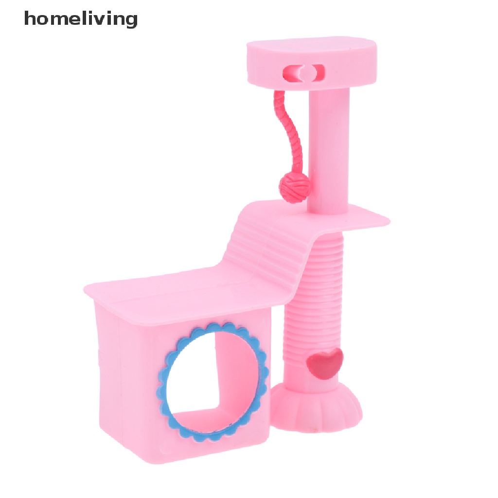 1 Bộ Mô Hình Chó Mèo Mini Tỉ Lệ 1: 12 Trang Trí Nhà Búp Bê