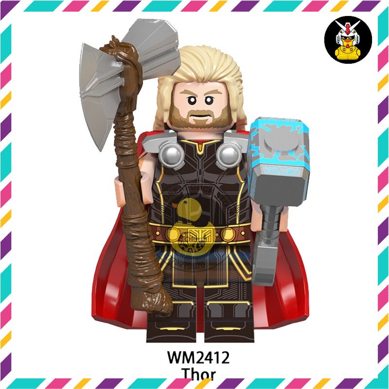 WM6146  Mô Hình Siêu Anh Hùng Đồ Chơi Lắp Ráp Super Hero Mô Hình Thor Love And Thunder Tình Yêu Và Sấm Sét