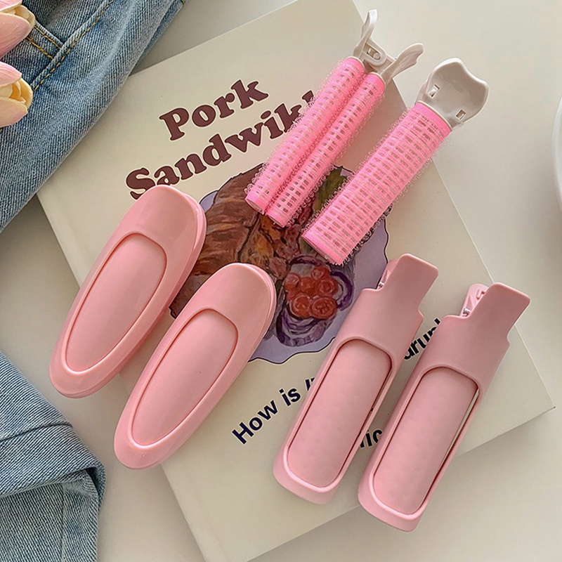 Kẹp Tóc Mái Tạo Kiểu Tóc Phồng Tự Nhiên Không Dùng Nhiệt Cho Nữ Diy