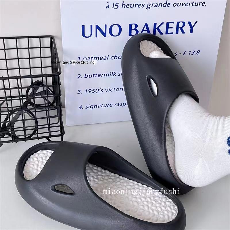 Dép Sandal EVA Đế Mềm Dày Chống Trượt Mát Xa Chân Dành Cho Nam Nữ Mang Trong Nhà Tắm