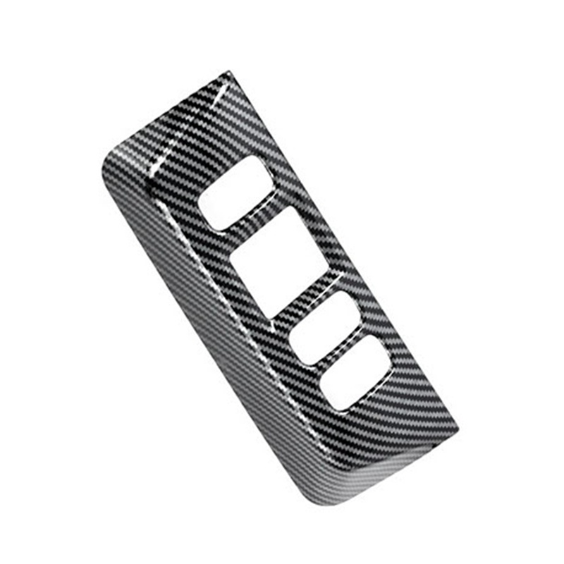 1 Khung Trang Trí Công Tắc Điều Chỉnh Được Bằng Sợi Carbon Cho Pajero 2007-2019