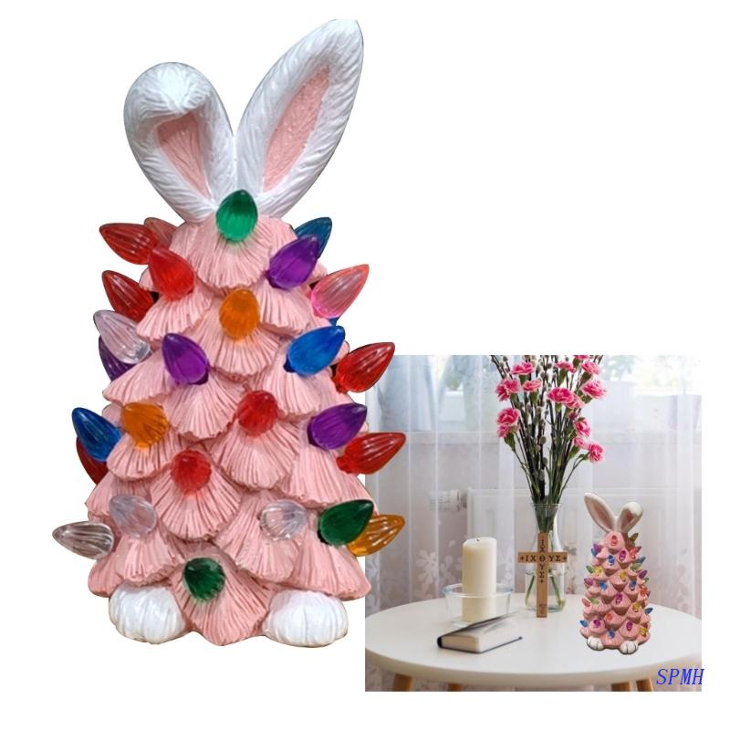 Mô Hình Chú Thỏ Bằng Nhựa Resin Thủ Công Trang Trí Năm Mới