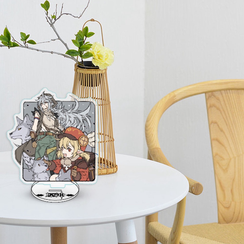 Mô Hình Nhân Vật Margot3 Anime Genshin Va Chạm Bằng Acrylic Để Bàn Trang Trí