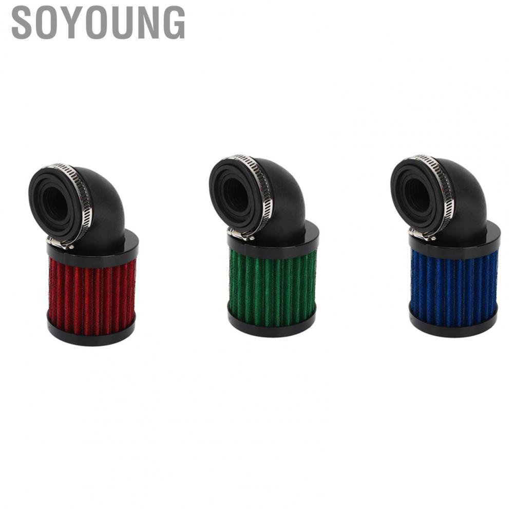 Soyoung Motorcycle Air Filter  Increase Power Cleaners Improve Throttle Response 28 To 48mm for 50cc 70cc 90cc 125cc Moped Scooter ATV Dirt Bike