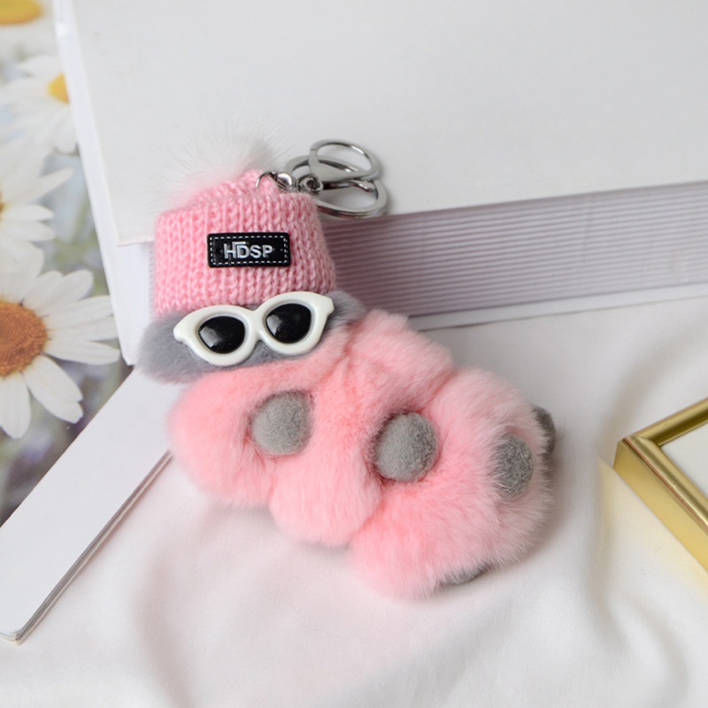 Ygt Móc Khóa Hình Sâu Bướm Lông Xù Đáng Yêu Dành Cho Trang Trí