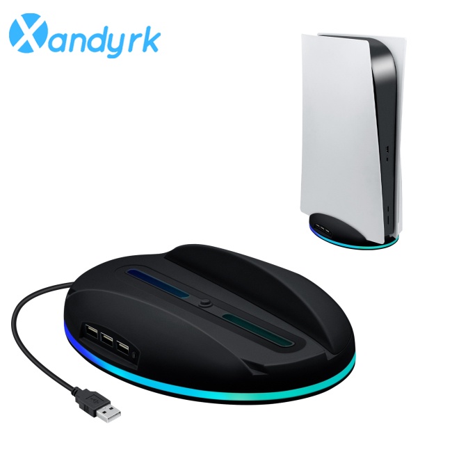 Giá Đỡ Đèn Led Rgb Cổng Usb Kèm Tay Cầm Chơi Game / Bàn Phím Tương Thích Cho Ps5