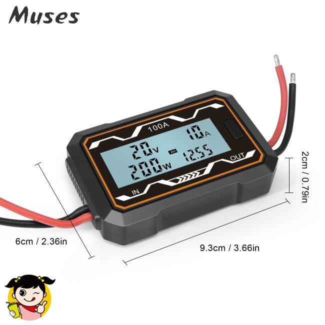 Thiết Bị Phân Tích Công Suất Pin Màn Hình Lớn Độ Chính Xác Cao 0-60v Đa Năng