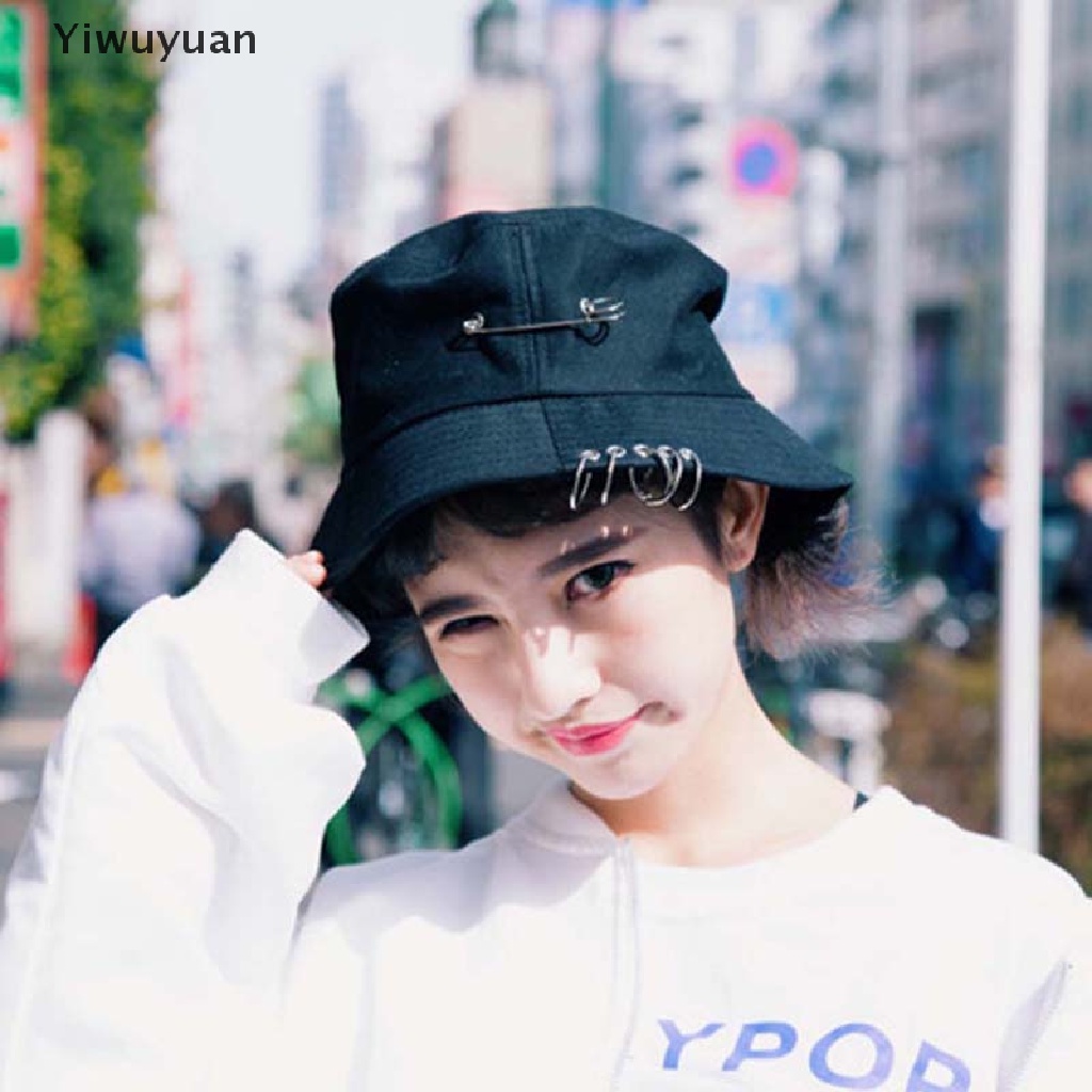 < Yiwuyuan > Mũ Bucket Chống Nắng Thời Trang Mùa Hè Cho Nam Nữ