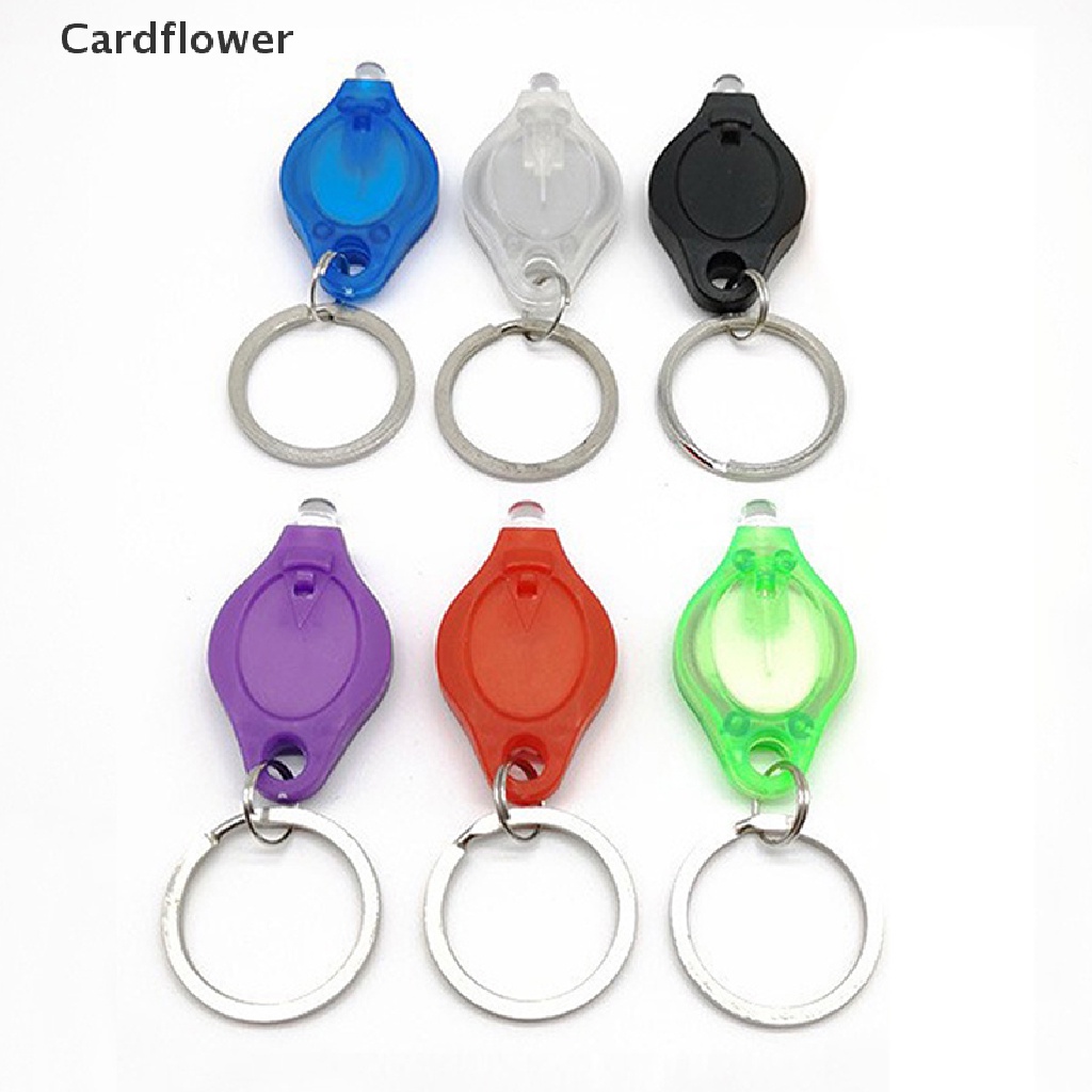 Đèn Pin LED Mini < Cardflower > Có Móc Khóa Di Động Đa Ứng Dụng
