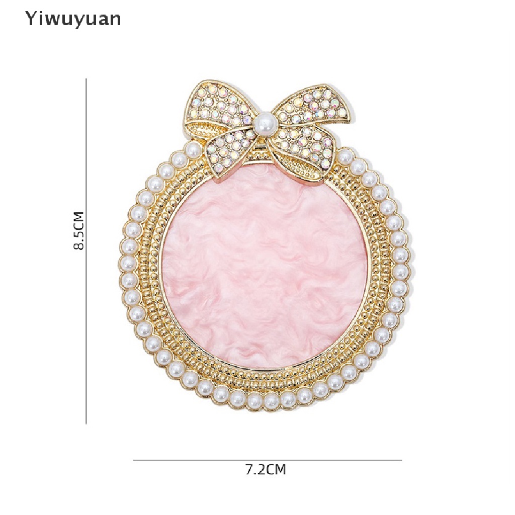 < Yiwuyuan > Khay Trưng Bày Móng Tay Giả Đính Ngọc Trai Và Nơ Bằng Nhựa Resin