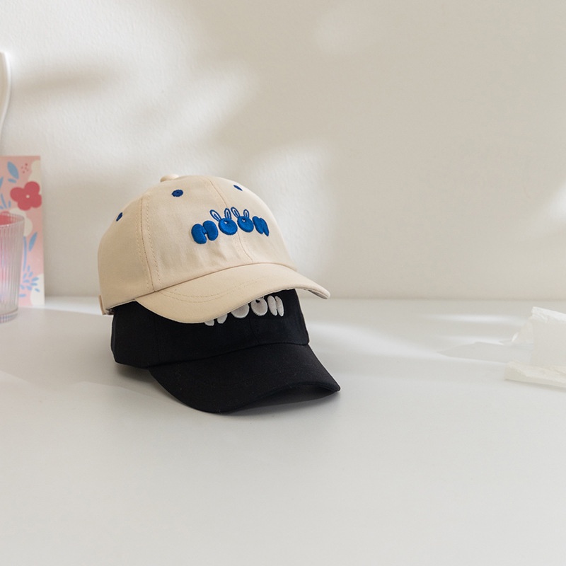 Mũ Lưỡi Trai Màu Sắc Kẹo Ngọt Thêu Chữ Phong Cách Hàn Quốc Thời Trang Đi Biển Cho Bé