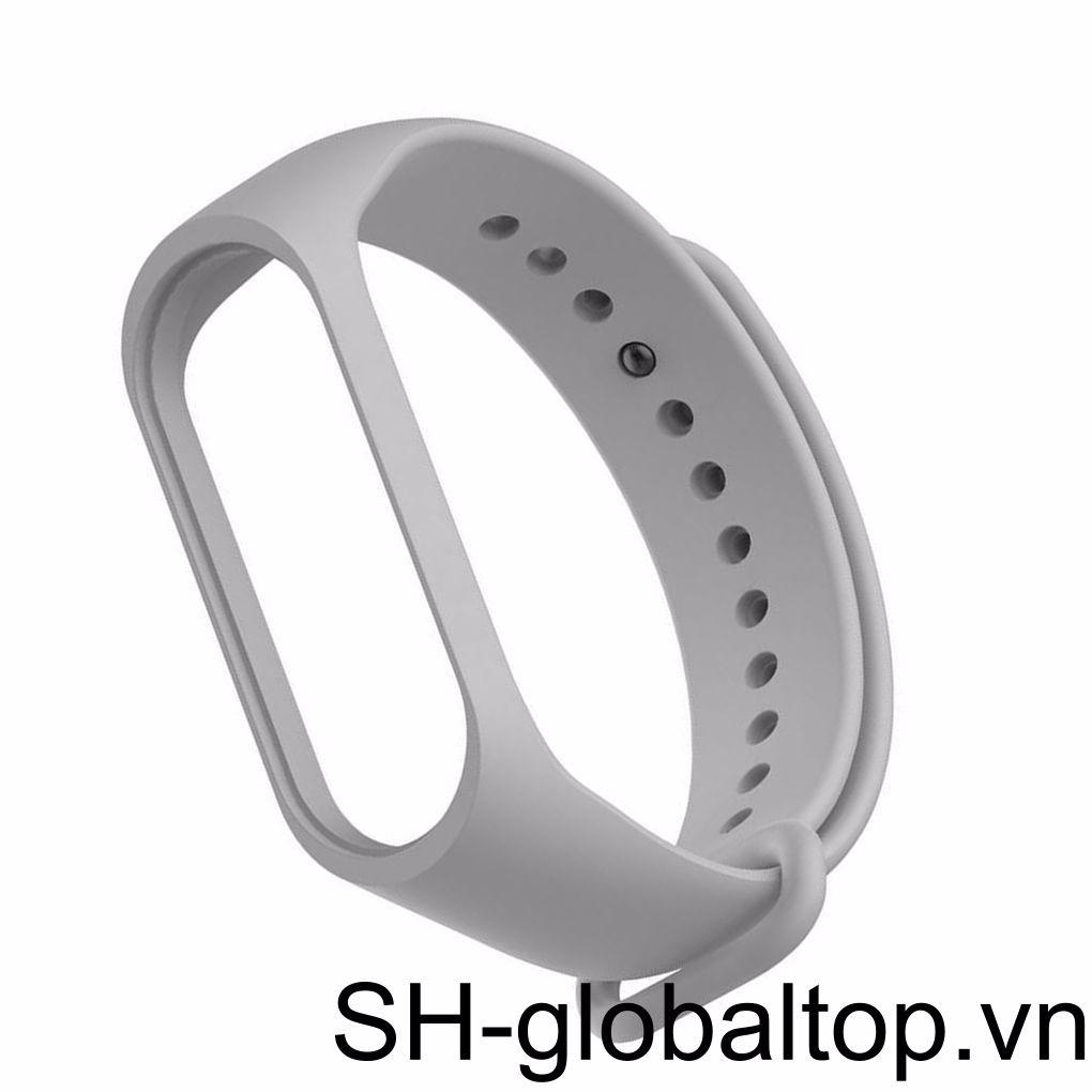 Dây Đeo Thay Thế Chất Liệu TPU Màu Trơn Cho MiBand2