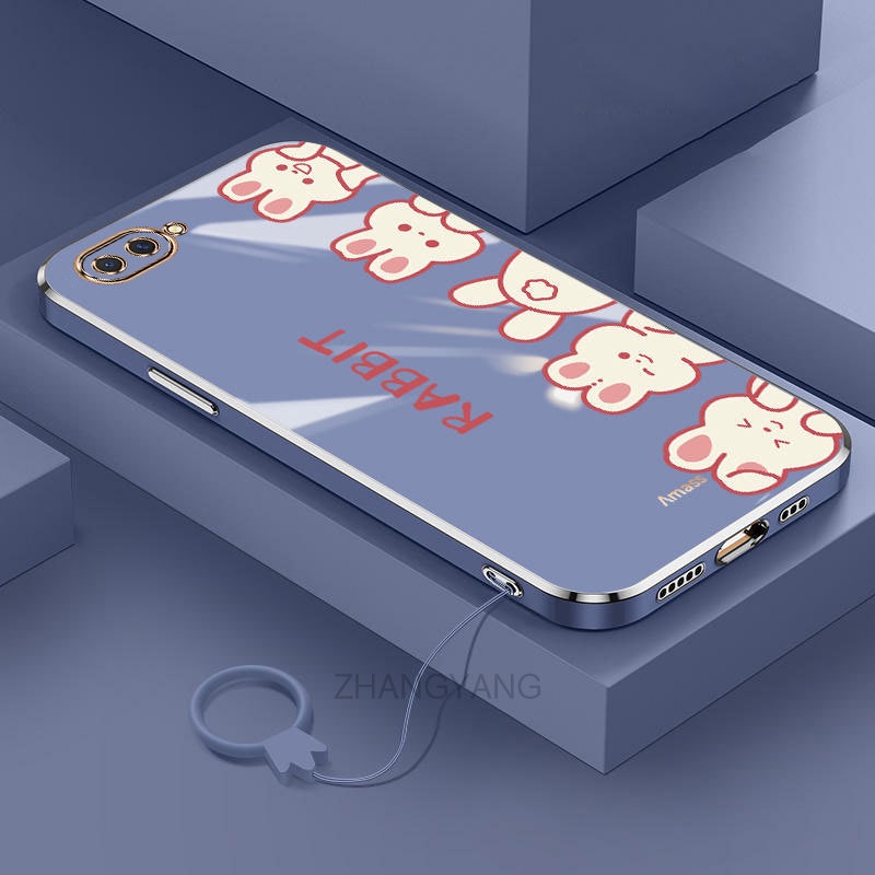 Ôp Điện Thoại TPU Silicon Chống Rơi Hình Thỏ Dễ Thương Cho oppo a3s a12e a1k