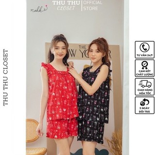 Nohk _ bộ mặc nhà chất lanh lụa siêu mát. size s m l