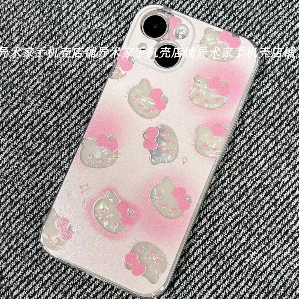✅Ốp Điện Thoại Dẻo Họa Tiết Hoạt Hình Mèo / Cô Gái Dễ Thương Chống Sốc Cho iPhone14pro HUUX Max12 13 11