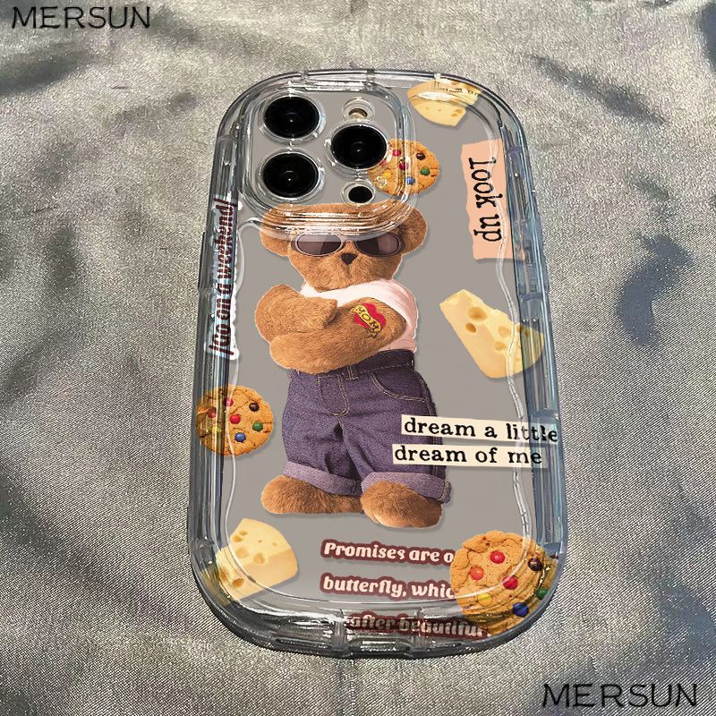 ✅Ốp Điện Thoại Mềm Trong Suốt Chống Sốc Hình Gấu Cho Apple Xsmax11 / / xr 71213iPhone148p 6AOO