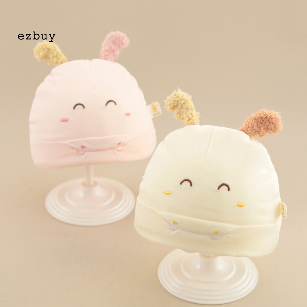 Mũ Cotton Giữ Ấm Thân Thiện Với Da Dễ Thương Cho Bé 0-2 Tháng Tuổi