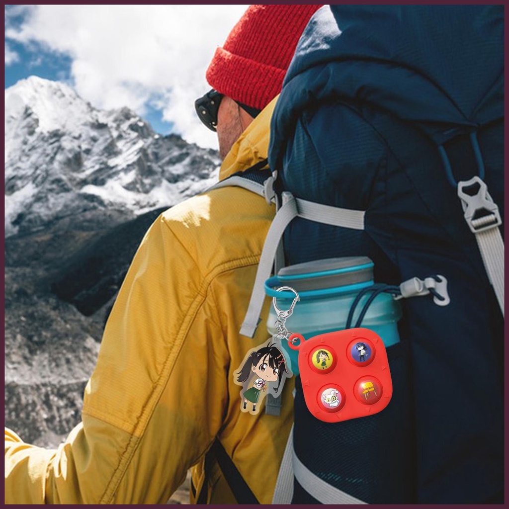 Móc Khóa Có Dây Treo Hình Mèo Munakata Sota Dễ Thương Giảm Căng Thẳng