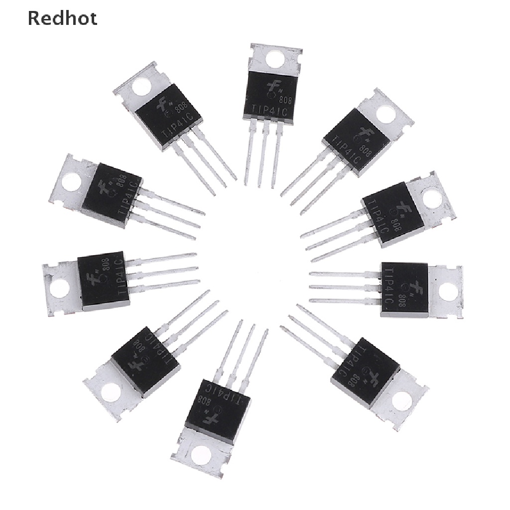 &lt; Redhot &gt; Bộ 10 Điện Trở TIP41C TIP41 NPN TO-220 Mới Và Chất Lượng Cao