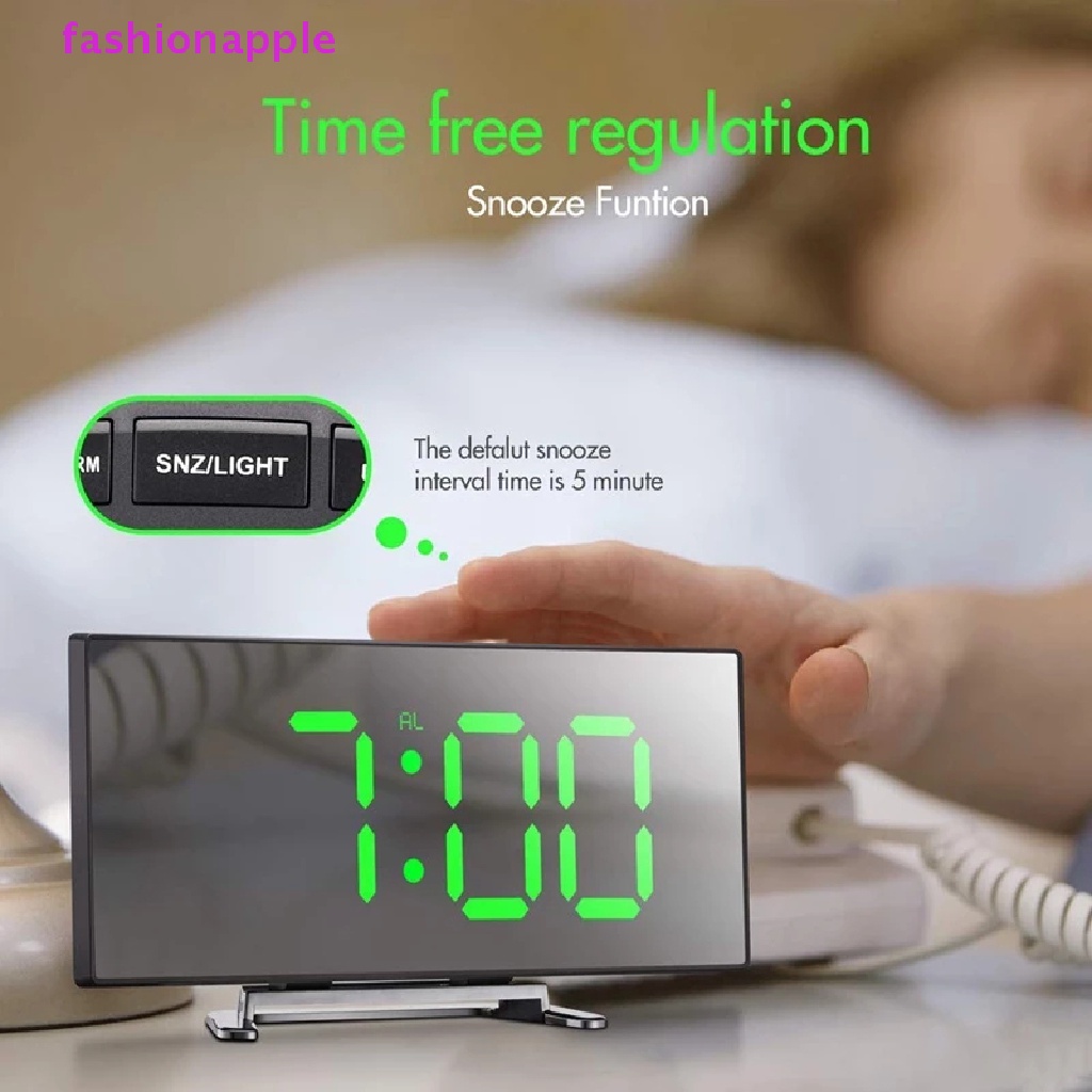 Đồng Hồ Báo Thức Kỹ Thuật Số Có Đèn LED Cho Phòng Ngủ Trẻ Em