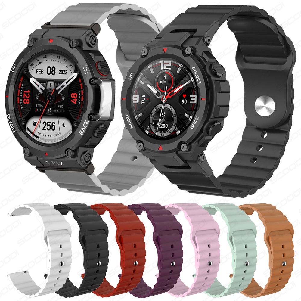 Dây Đeo Silicone Cho Đồng Hồ Thông Minh Huami Amazfit T-Rex / T Rex Pro / T-Rex 2