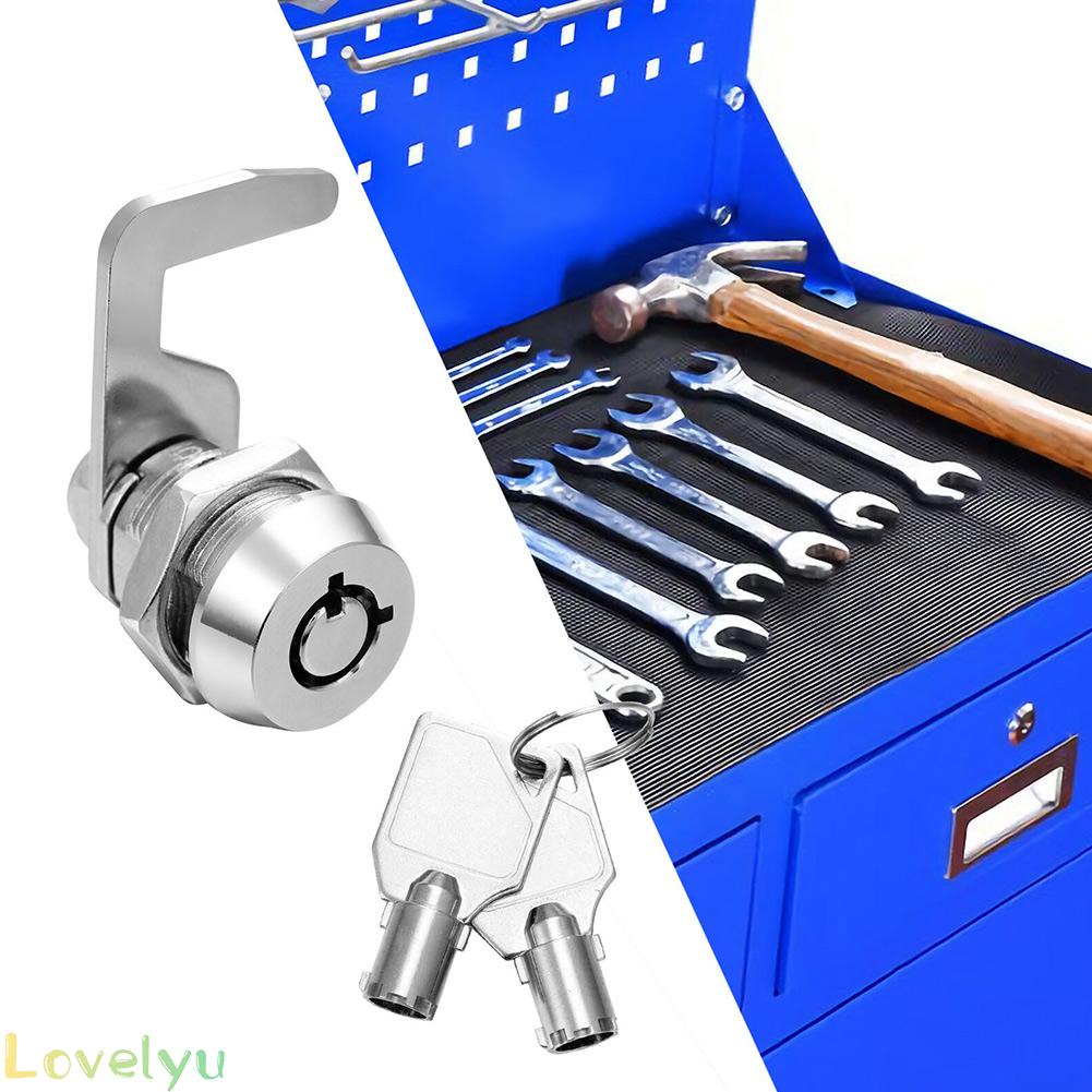 ⭐2023 ⭐Cam Locks Lock Cylinder Replacement Silver Tool Box Tubular Zinc Alloy