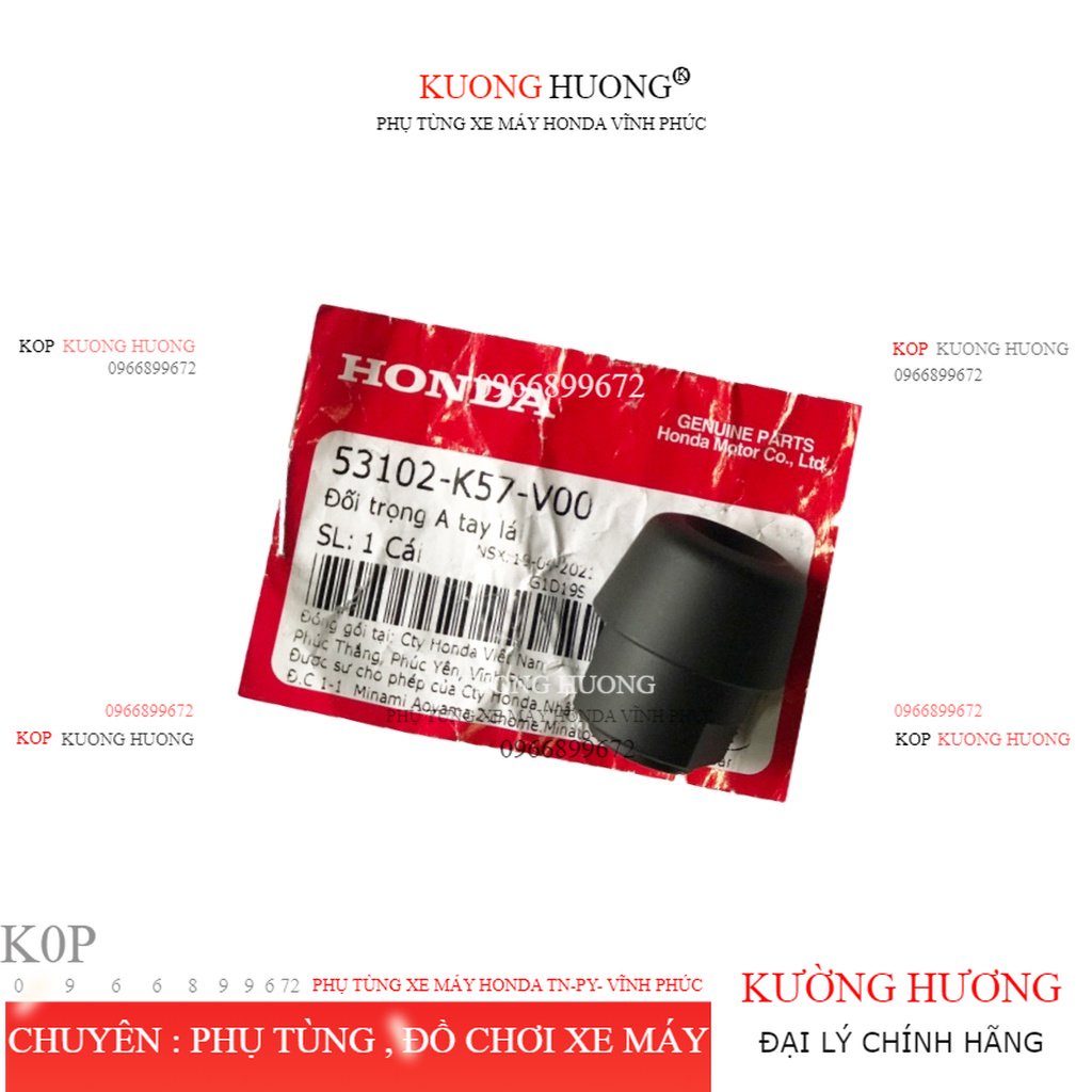 Gù đối trọng tay lái A Xe Máy BLADE 110 / WAVE ALPHA 110  Chính Hãng HonDa