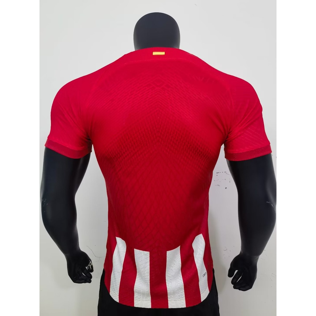 Áo Thun Bóng Đá Tay Ngắn Chất Lượng Cao Mẫu 2324 Mới Atletico Madrid Home