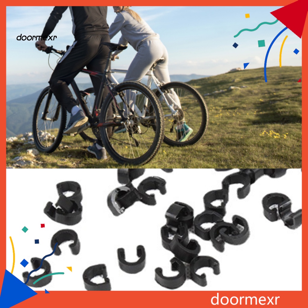 Kẹp Chữ C Cố Định Dây Cáp Bằng Nhựa Gọn Nhẹ Chống Mòn Cho Xe Đạp MTB