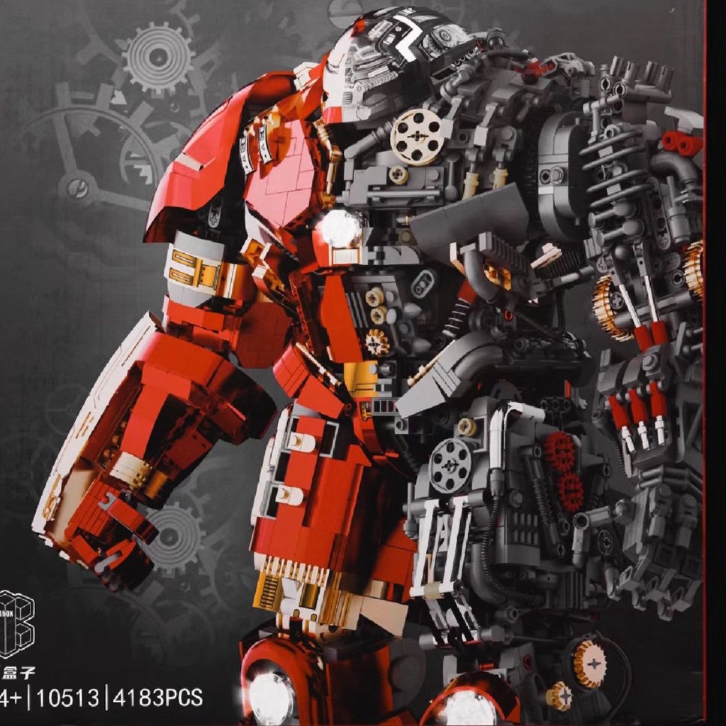 Đồ chơi lắp ráp mô hình anh hùng hulkmaster K-BOX 10513 Semime Chanical MK44 Hukkrustar