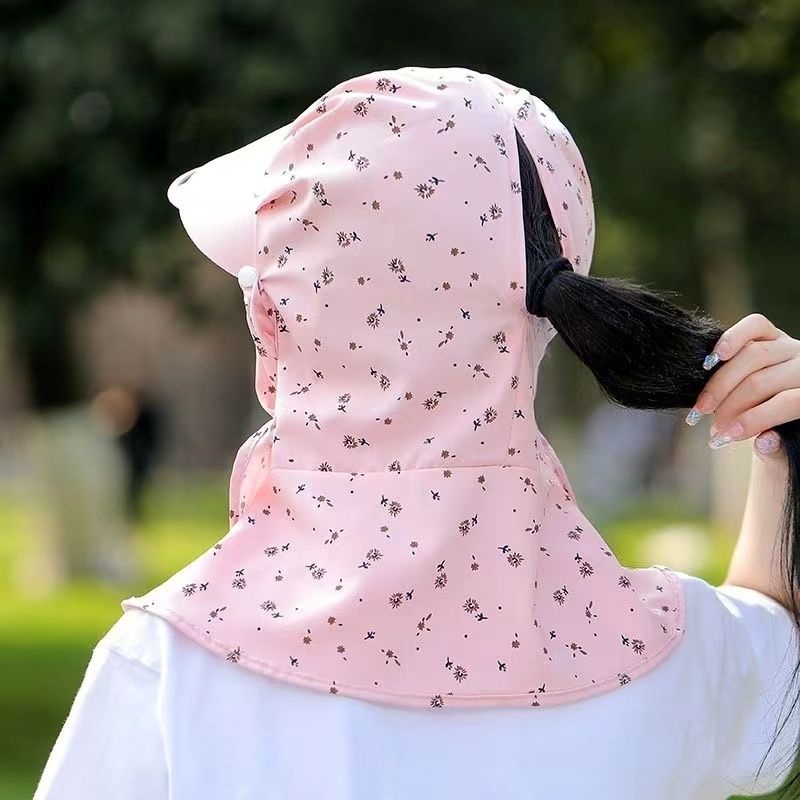 Mũ Chống Nắng Kèm Khẩu Trang Chống Nắng Phong Cách Phương Tây Thời Trang Mùa Hè Cho Nữ