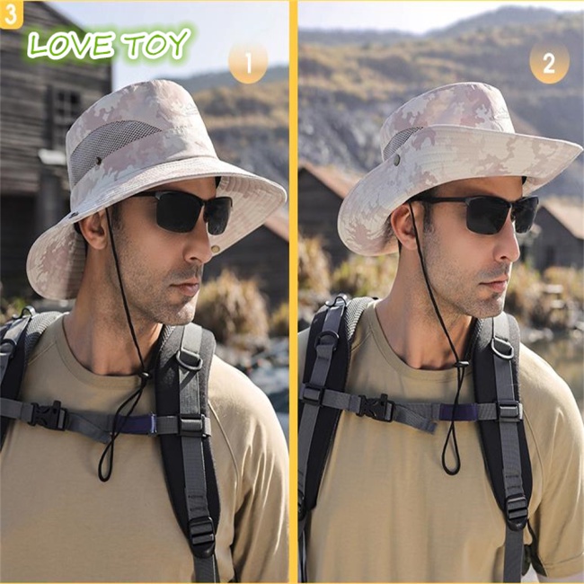 Nón Tai Bèo Có Dây Điều Chỉnh Chống Tia uv / Nước Khi Đi Câu Cá