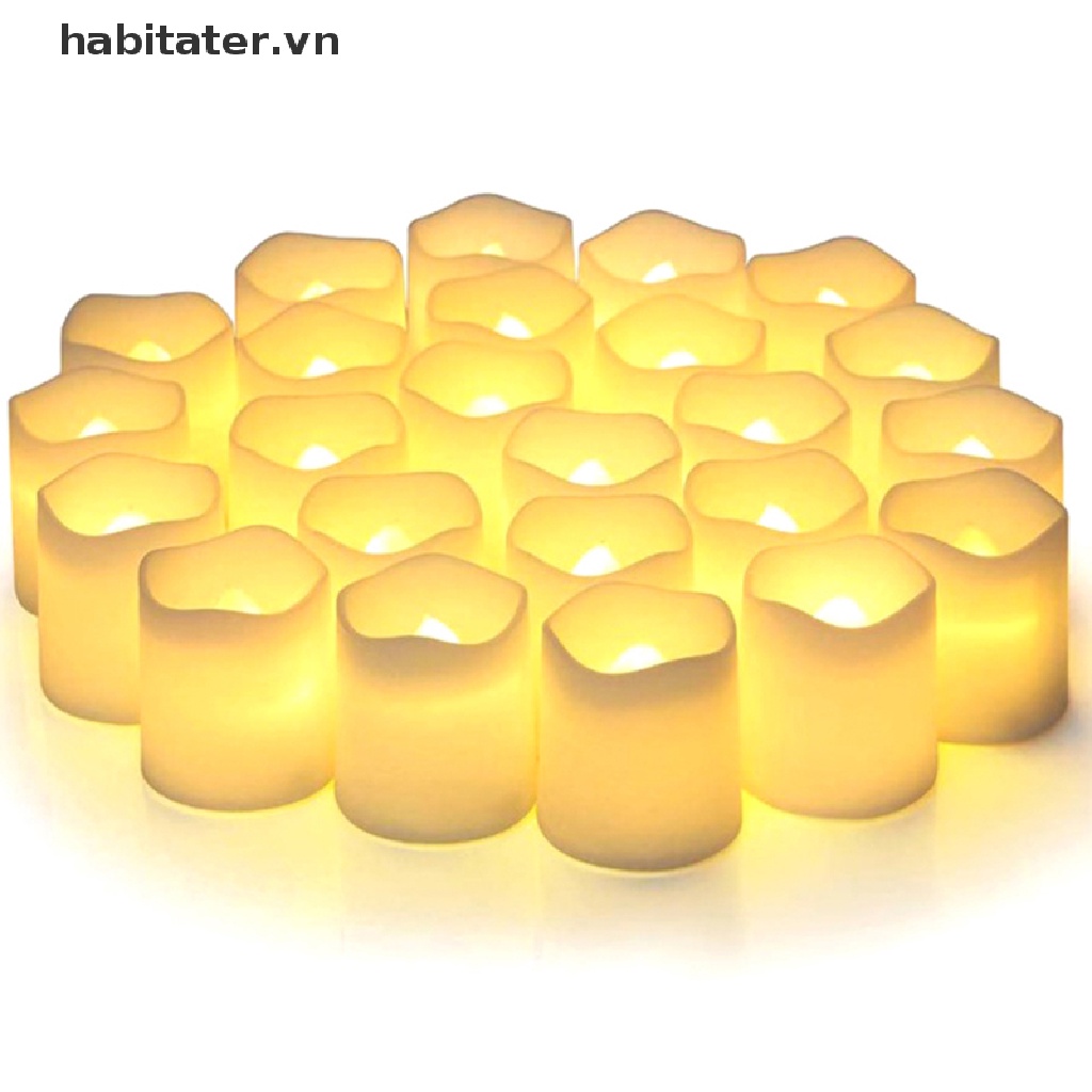 Set 24 Đèn Led Không Lửa Trang Trí Halloween / Giáng Sinh