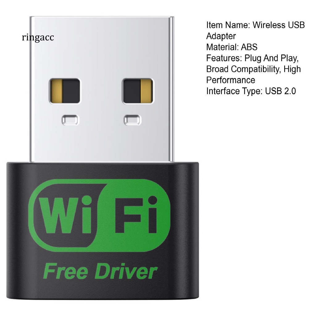 Thiết Bị Nhận Tín Hiệu WiFi USB 2.0 Không Dây Hỗ Trợ Thẻ Mạng Cho PC