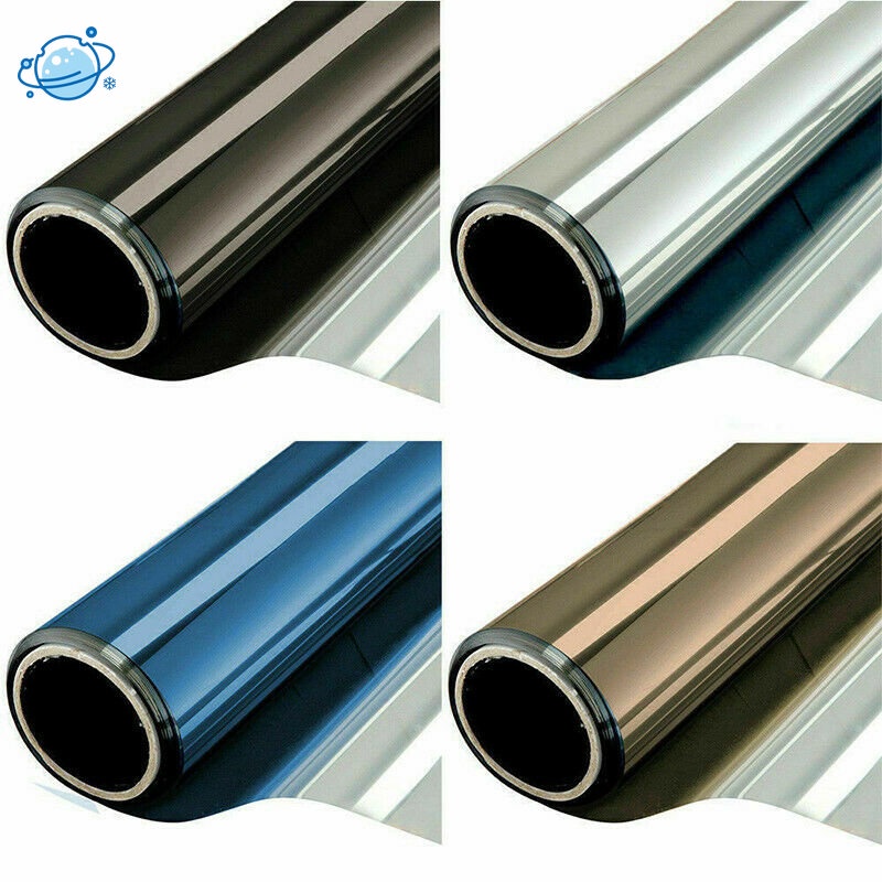 Phim Dán Cửa Sổ 50cm * 1m Tráng Gương Cách Nhiệt Chống Tia UV