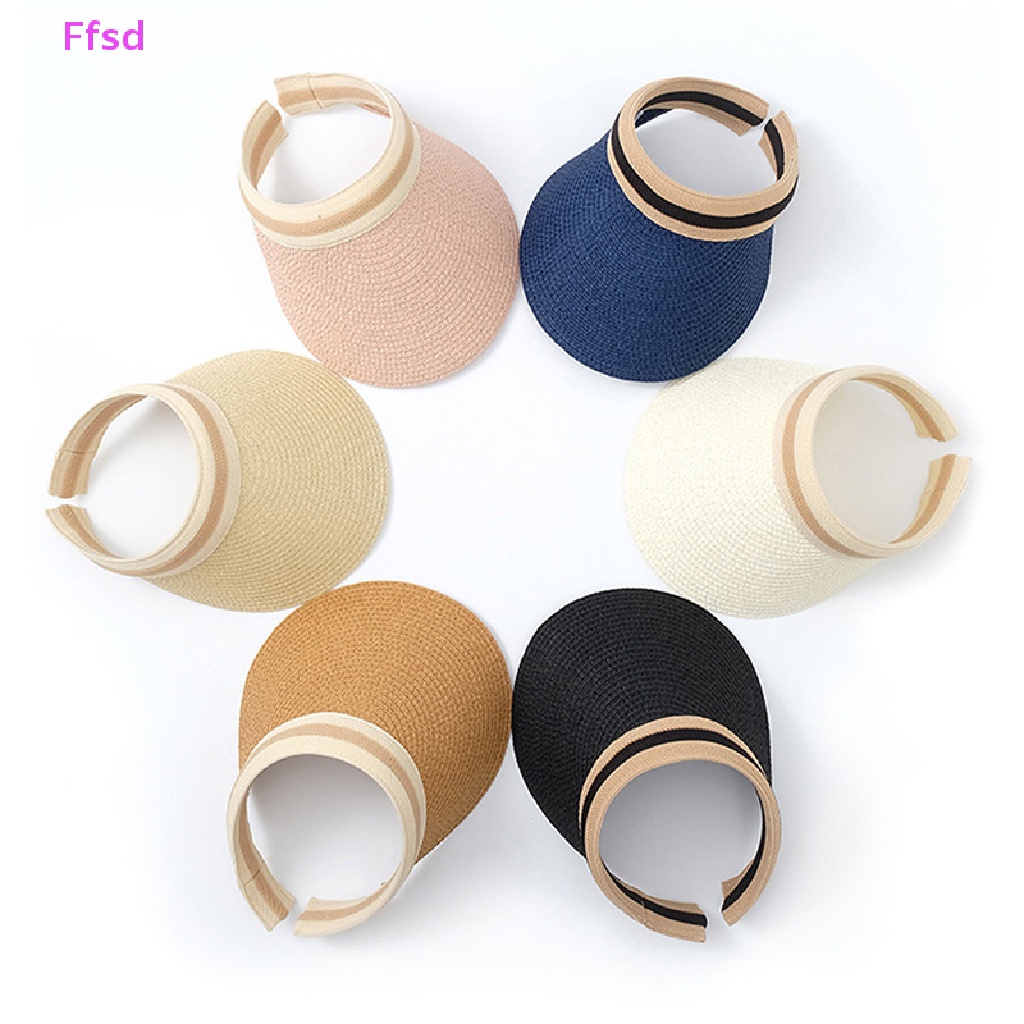 {Ffsd} Hàng Bán Chạy Mũ Rơm Làm Thủ Công Chống Nắng Ngoài Trời Mùa Hè Cho Nữ