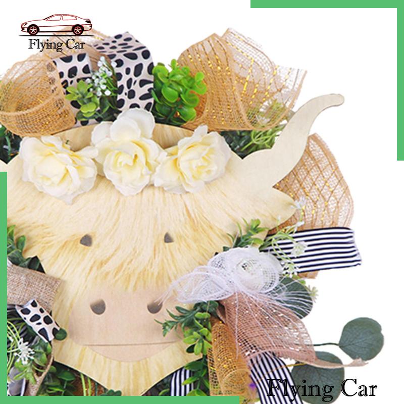 Vòng Hoa Bò Nhân Tạo Treo Tường Trang Trí Giáng Sinh Trong Nhà Lzdjfmy2