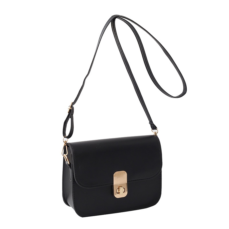 Túi Đeo Chéo Hình Vuông Nhỏ Màu Trơn Phong Cách Retro Thời Trang Mùa Xuân 2023