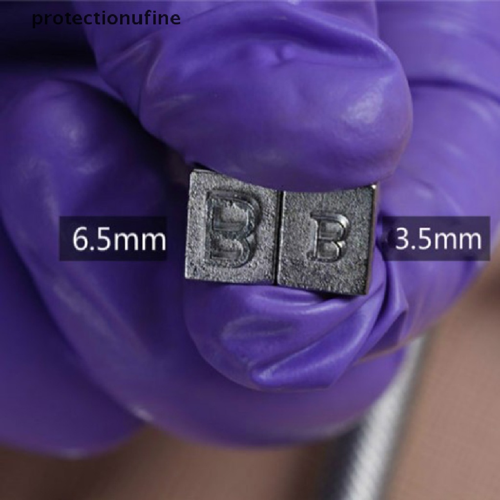 Bộ 36 Con Dấu In Chữ Cái Và Số Bằng Thép Dùng Để Làm Đồ Da Thủ Công