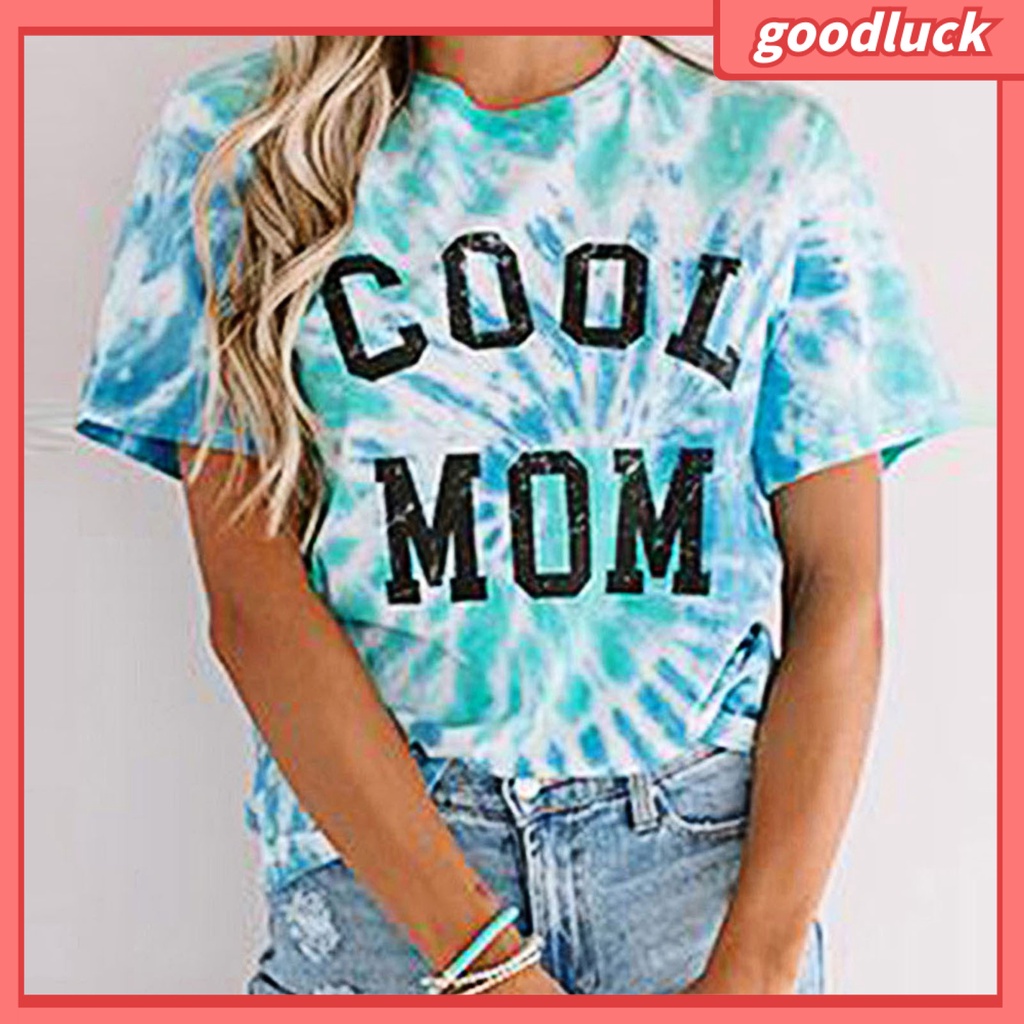 Áo Thun Tay Ngắn In Chữ Thân Thiện Với Da Thời Trang Mùa Hè Cho Nữ