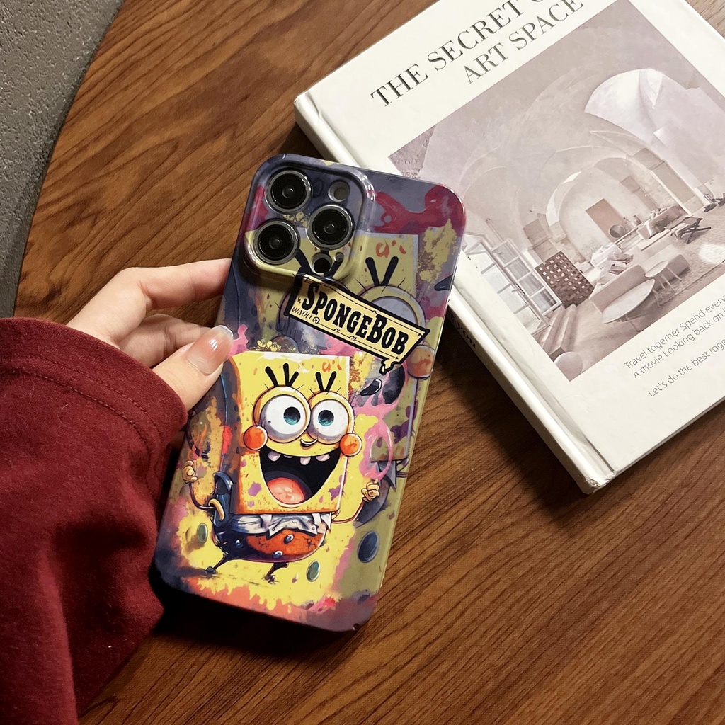 Ốp Điện Thoại PC Cứng Họa Tiết Hoạt Hình Graffiti Cho iphone 14 13 12 11 Pro MAX XR X / XS MAX 7 / 8 Plus