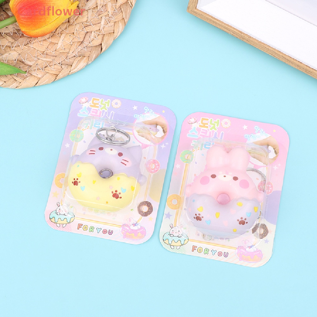 Đồ Chơi Móc Khóa Hình Bánh Donut Bóp Xả Stress Mới