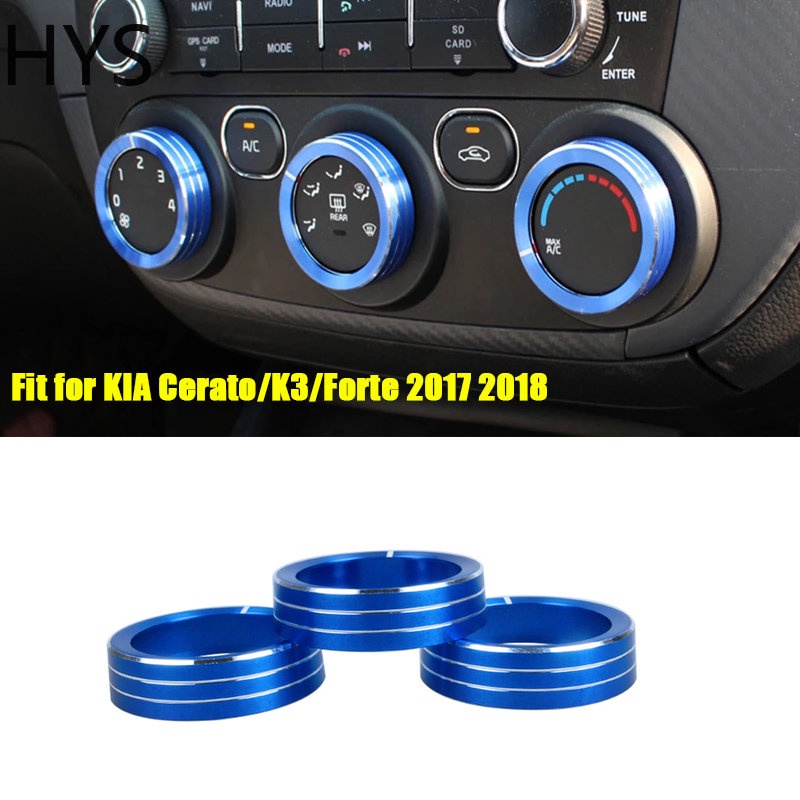 Ốp Nút Điều Khiển Máy Điều Hòa Xe Hơi Kia K3 Cerato YD S Sport + Forte S LX 2017 2018
