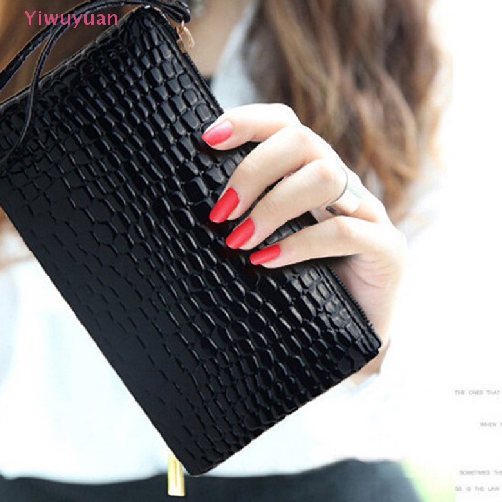 Túi Đựng Điện Thoại / Tiền Xu / Thẻ Có Khóa Kéo Màu Trơn Mới