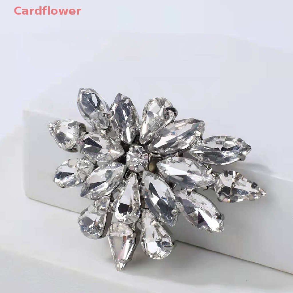 1 Phụ Kiện Kẹp Giày Cao Gót Đính Đá Cho Cô Dâu Ngày Cưới Mới