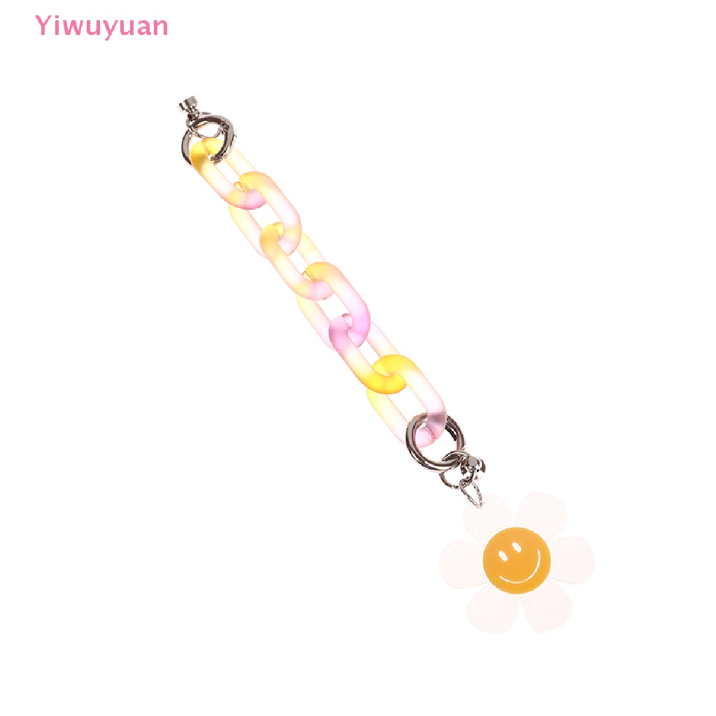 Móc Khóa Xe Hơi Hình Hoa Hướng Dương Mặt Cười Dễ Thương Mới