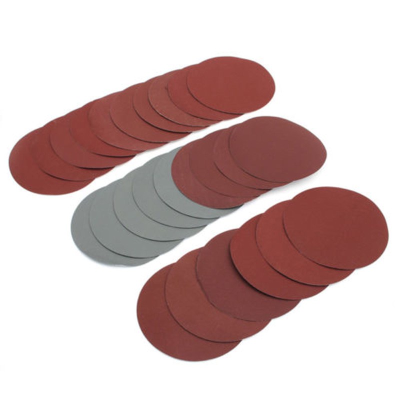 Bộ 25 Đĩa Chà Nhám 6 Inch 600# 1000# 1500# 2000# 3000# Giấy Nhám Mài Đánh Bóng Chuyên Dụng