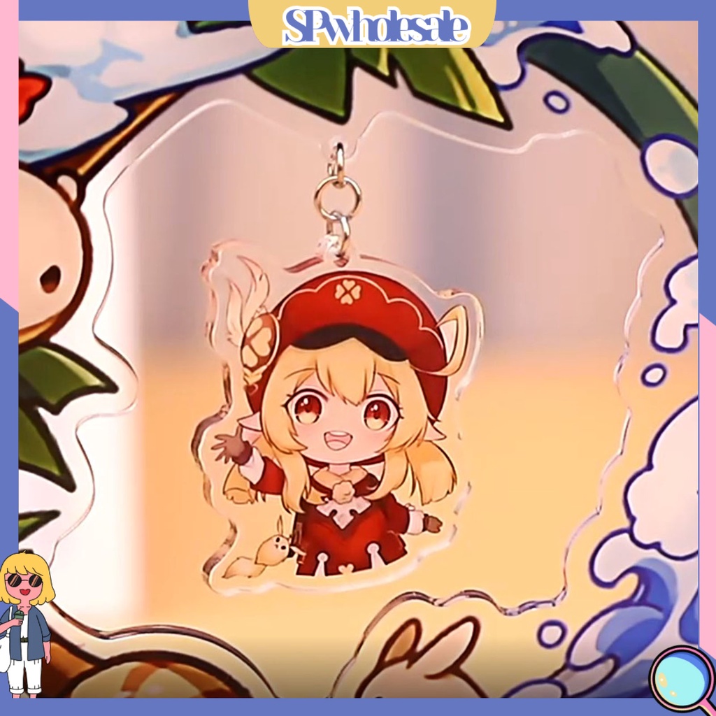 <SPwholesale> Móc Khóa In Hình Cầu Thủ Hai Mặt Hoạt Hình Tinh Tế Trang Trí Di Động Dùng Hàng Ngày