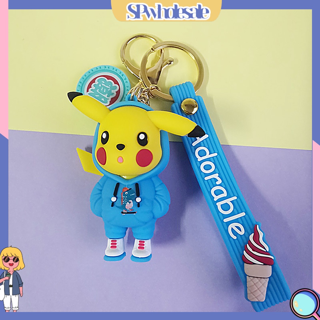 <SPwholesale> Giá Đỡ Chìa Khóa / Túi Xách / Móc Khóa Hình Nhân Vật Hoạt Hình Pokemon